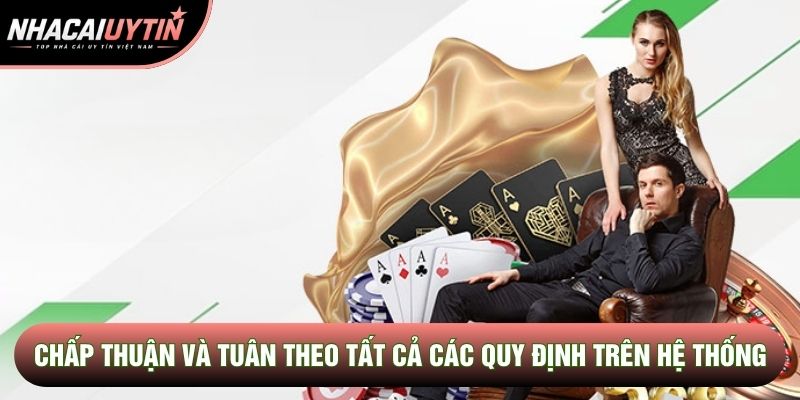 Chấp thuận và tuân theo tất cả các quy định trên hệ thống